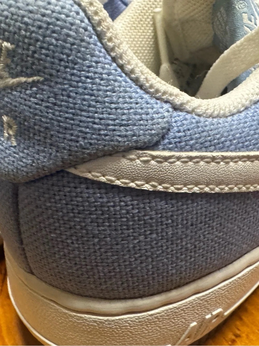 Nike Low Blue Canvas Air Force 1